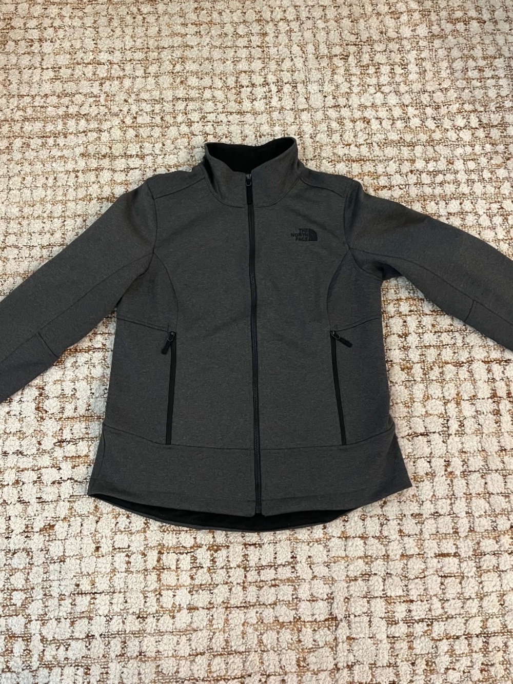 Women’s The North Face Gray Soft Shell Zip Up